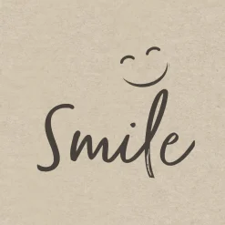 Servietten Im Lunchformat>PAPER + DESIGN Recycling-Tissue Serviette 33 x 33 cm Natural Smile 2-lagig