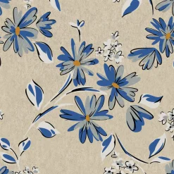 Cocktailservietten>PAPER + DESIGN Recycling-Tissue Serviette 24 x 24 cm Blue Spring 2-lagig