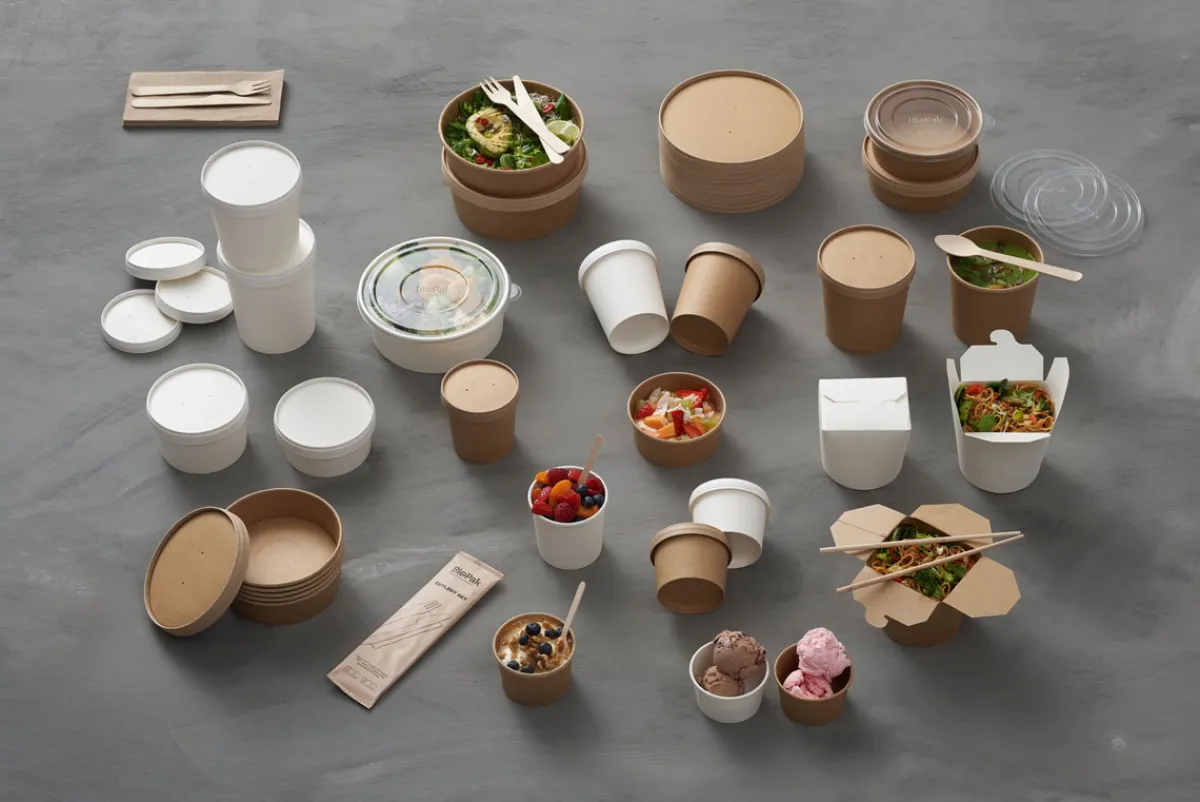 Schalen>DUNI Ronda Bowl Short 360 ml Braun ungeteilt