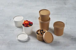 Schalen>DUNI Ronda Bowl Short 360 ml Braun ungeteilt