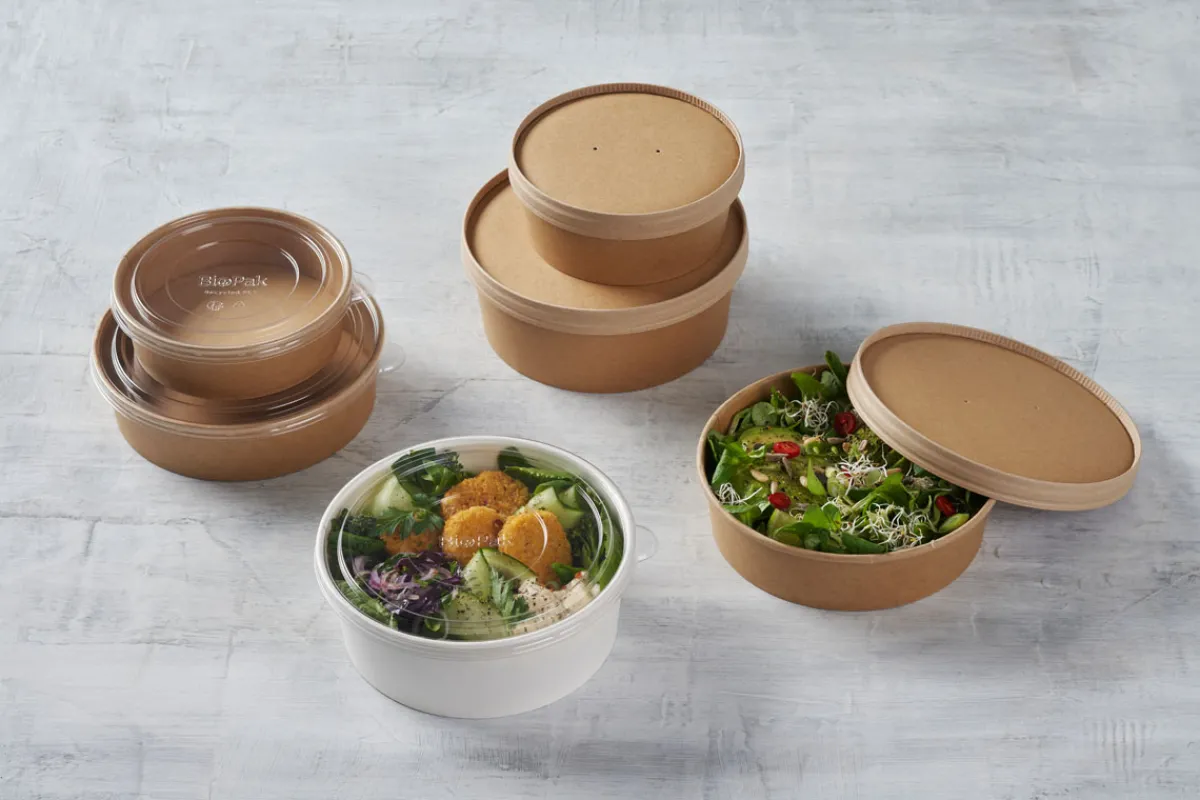 Schalen>DUNI Ronda Bowl Wide 700 ml Braun ungeteilt