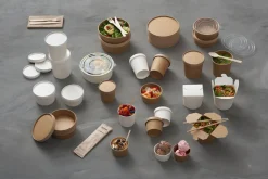 Schalen>DUNI Ronda Deckel Short 480 ml Braun