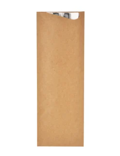 Bestecktaschen>DUNI Sacchetto XL ecoecho 8,5 x 24 cm eco Braun