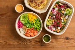 Schalen>DUNI Salatschale Bagasse 900 ml Braun ungeteilt