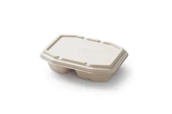 Siegelschalen>DUNIFORM Schale HMR 215 x 148 x 50 mm Braun 2-Teilung