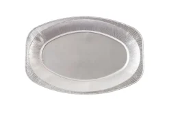 Aluminiumplatten>DUNI Servierplatte, oval Silver 43 x 29 cm Silber