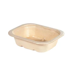 Siegelschalen>DUNIFORM Side Dish Tray 140 x 116 x 37 mm Braun ungeteilt