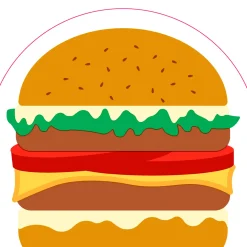 Servietten Im Lunchformat>PAPER + DESIGN Silhouettes Airlaid Serviette 33 cm Burger