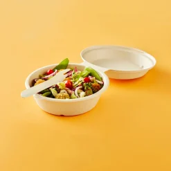 Boxen>DUNI Snackbox 750 ml Braun ungeteilt