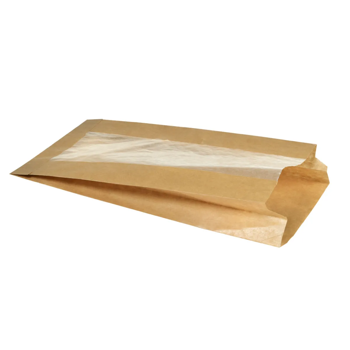 Take-Away-Taschen>DUNI Snack-Tüte Medium 150 x 50 x 270 mm Braun