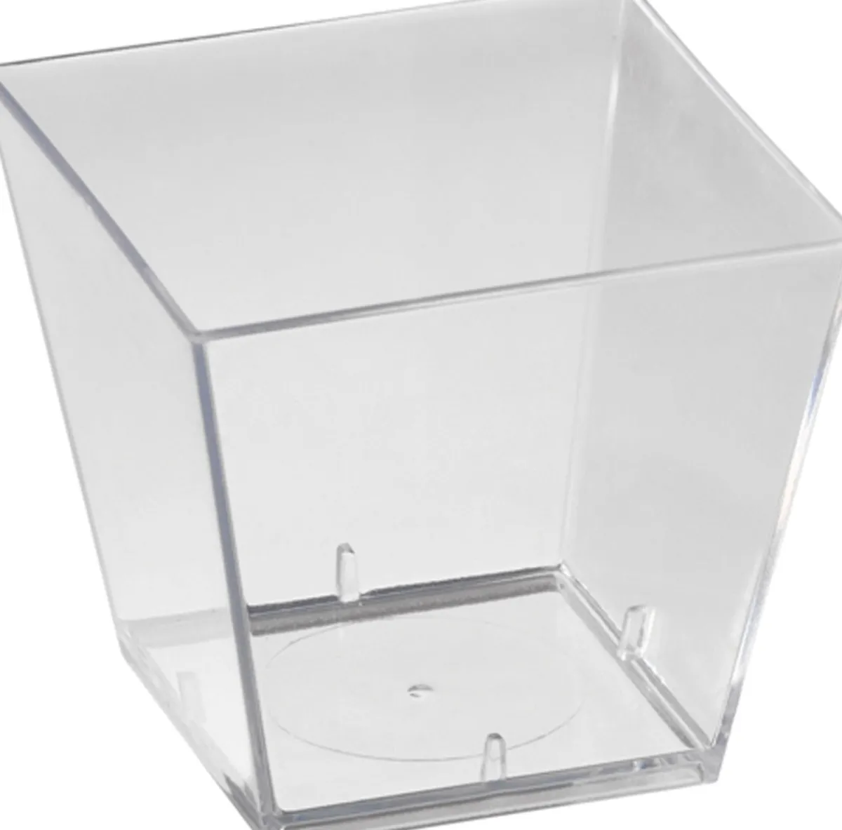 Amuse-Bouche>DUNI Square 49 x 49 x 46 mm Transparent ungeteilt