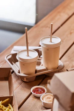 Strohhalme>DUNI Strohhalme 23 cm x Ø 8 mm Braun