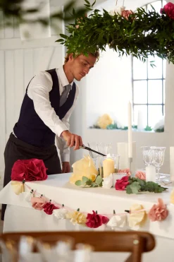 Stumpenkerzen>DUNI Stumpenkerze matt 150 x Ø 70 mm 50 Std. Cream