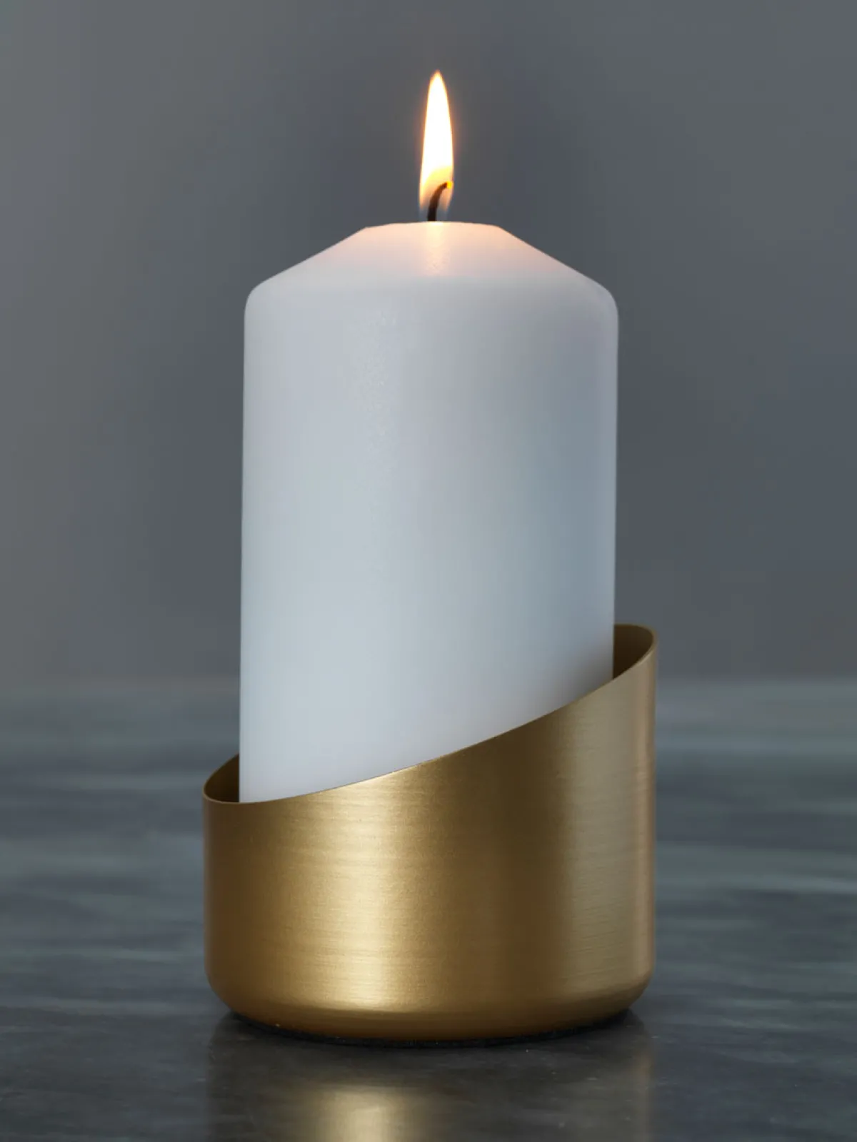 Stumpenkerzen>DUNI Stumpenkerze matt 150 x Ø 70 mm 50 Std. Weiß