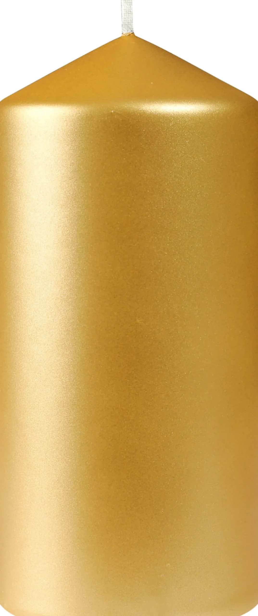 Stumpenkerzen>DUNI Stumpenkerze matt 150 x Ø 70 mm 50 Std. Gold