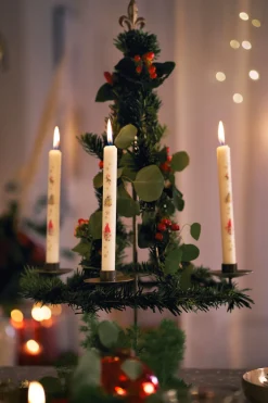 Stabkerzen>DUNI Stumpenkerzen 8 Std. Weiß