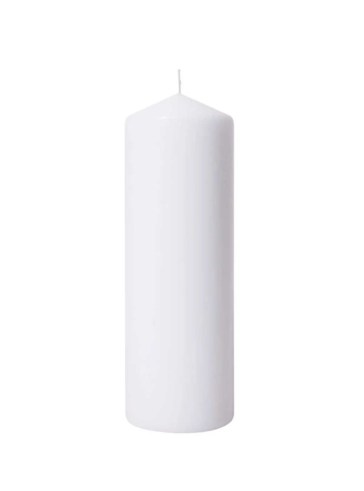 Stumpenkerzen>DUNI Stumpenkerzen 30 x Ø 10 cm 200 Std. Weiß