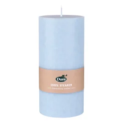 Stumpenkerzen>DUNI Stumpenkerzen 150 x Ø 70 mm 50 Std. Leicht Blau