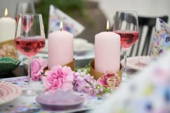 Stumpenkerzen>DUNI Stumpenkerzen 150 x Ø 70 mm 62 Std. Soft Pink