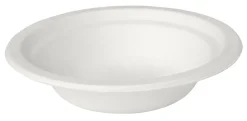 Bagasse Teller & Schalen>DUNI Suppenteller 18 cm Weiß ungeteilt
