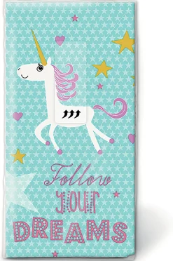 Kosmetiktücher>PAPER + DESIGN Taschentücher 21,5 x 22 cm Follow Your Dreams