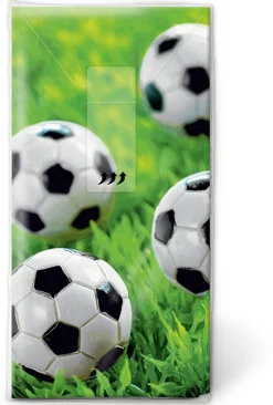 Kosmetiktücher>PAPER + DESIGN Taschentücher 21,5 x 22 cm Go For Goal