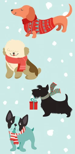 Kosmetiktücher>PAPER + DESIGN Taschentücher 21,5 x 22 cm Merry Dogs