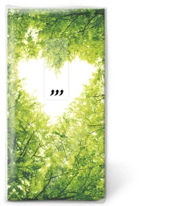 Kosmetiktücher>PAPER + DESIGN Taschentücher 21,5 x 22 cm Nature Love