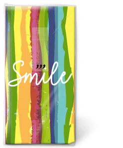 Kosmetiktücher>PAPER + DESIGN Taschentücher 21,5 x 22 cm Smile