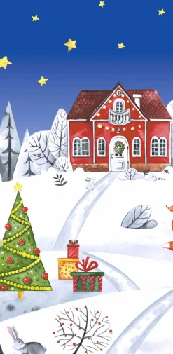 Kosmetiktücher>PAPER + DESIGN Taschentücher 21,5 x 22 cm Winterland