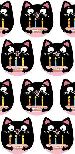 Kosmetiktücher>PAPER + DESIGN Taschentücker 21,5 x 22 cm Party Cat