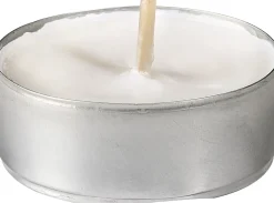 Teelichter & Nachfüllsets>DUNI Teelichte, 4 Std. Ø 39 mm 4 Std. Weiß