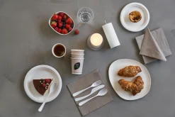 Bagasse Teller & Schalen>DUNI Teller Ø 22 cm Weiß