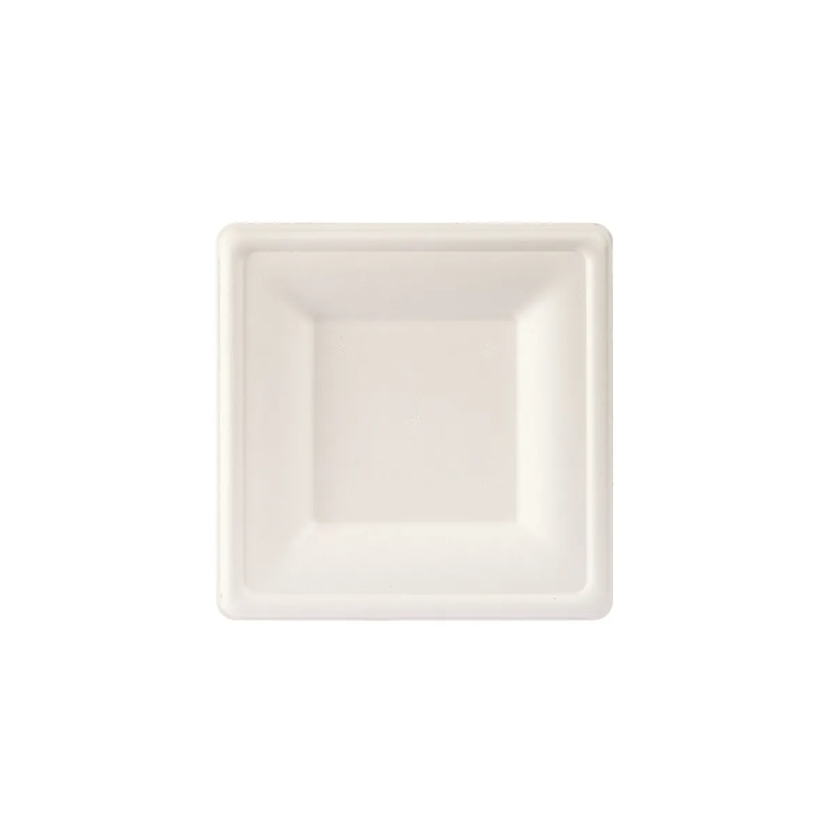 Bagasse Teller & Schalen>DUNI Teller, quadratisch 16 x 16 cm Weiß
