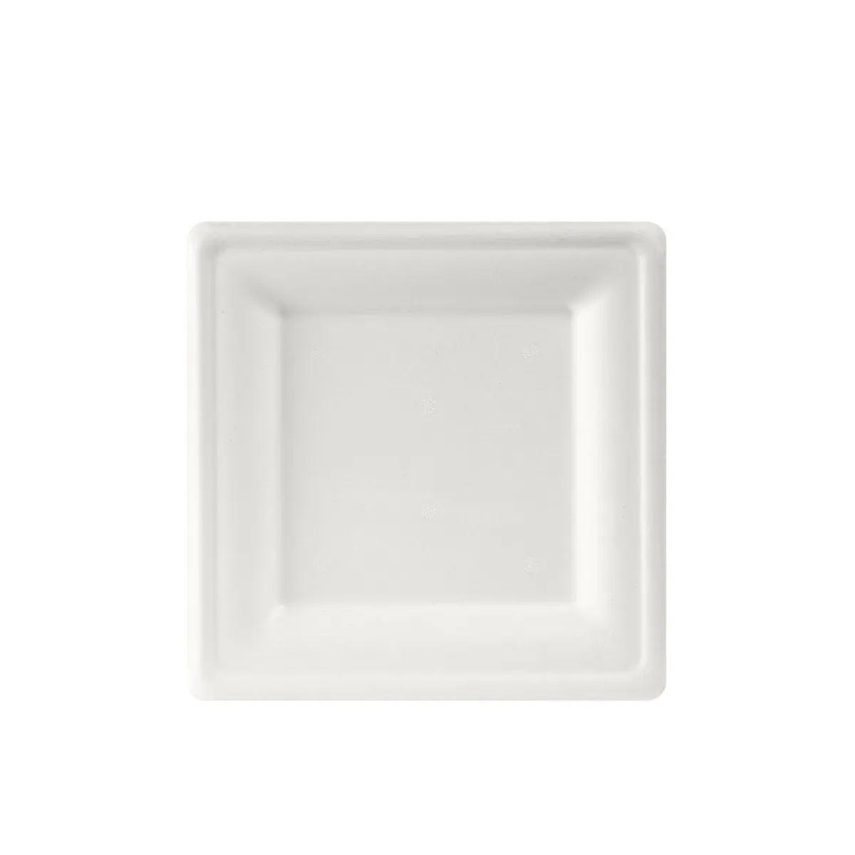 Bagasse Teller & Schalen>DUNI Teller, quadratisch 20 x 20 cm Weiß
