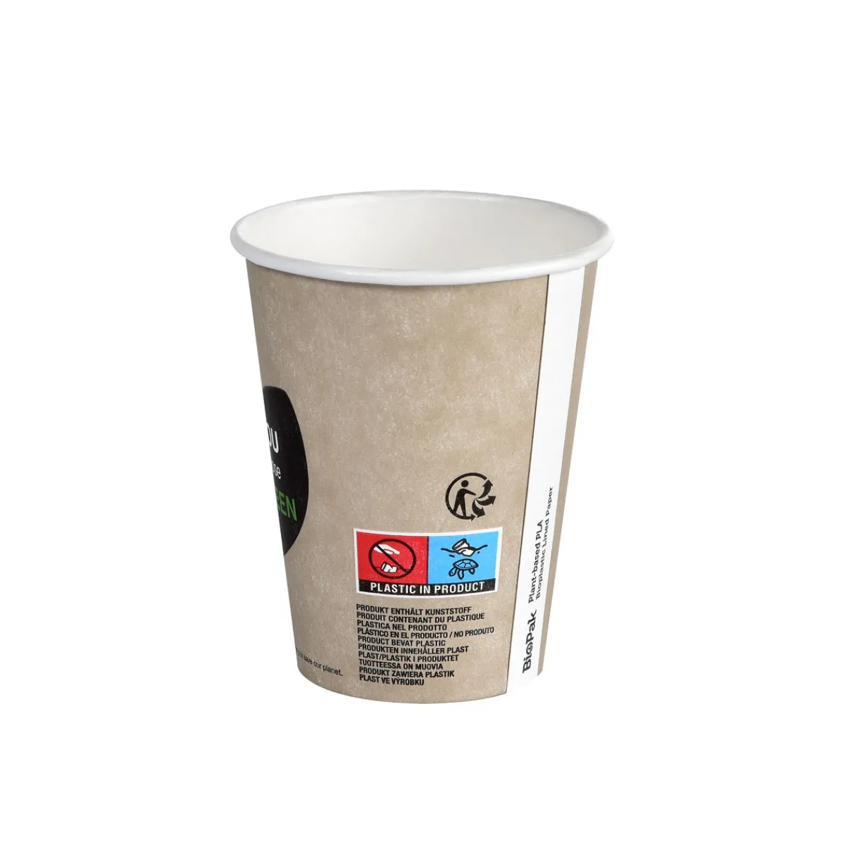 Pappbecher Und -Gläser>DUNI Thank You Becher 24 cl Mehrfarbig