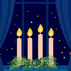 Servietten Im Lunchformat>PAPER + DESIGN Tissue-Serviette 33 x 33 cm Advent Night 3-lagig