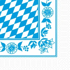 Servietten Im Lunchformat>DUNI Tissue-Serviette 33 x 33 cm Bayernraute 3-lagig