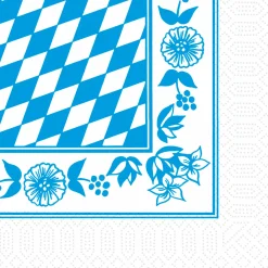 Servietten Im Lunchformat>DUNI Tissue-Serviette 33 x 33 cm Bayernraute 3-lagig