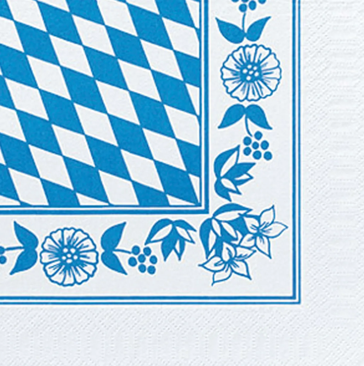 Servietten Im Lunchformat>DUNI Tissue-Serviette 33 x 33 cm Bayernraute 3-lagig