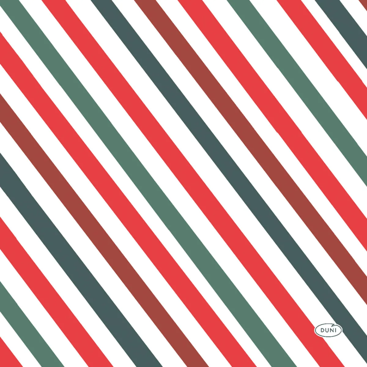 Servietten Im Lunchformat>DUNI Tissue-Serviette 33 x 33 cm BBQ Stripe 3-lagig