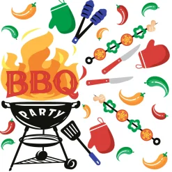 Servietten Im Lunchformat>PAPER + DESIGN Tissue-Serviette 33 x 33 cm Bbq Mix 3-lagig