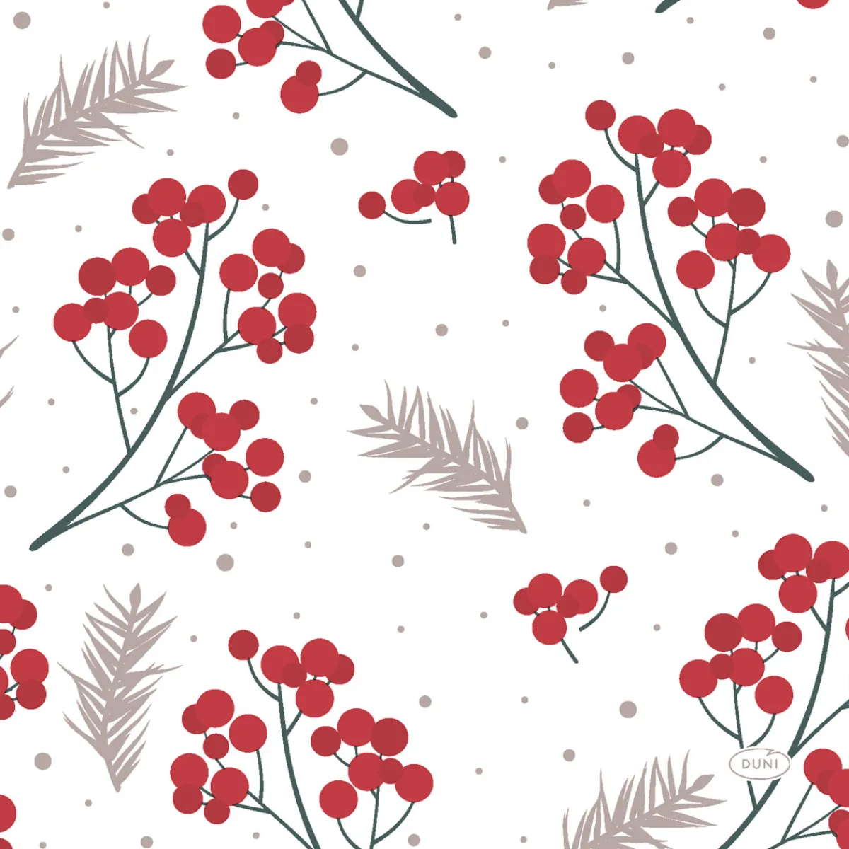 Servietten Im Lunchformat>DUNI Tissue-Serviette 33 x 33 cm Berrie Merrie 3-lagig