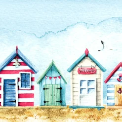 Servietten Im Lunchformat>PAPER + DESIGN Tissue-Serviette 33 x 33 cm Beach Houses 3-lagig