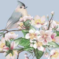 Cocktailservietten>PAPER + DESIGN Tissue-Serviette 24 x 24 cm Bird Lyrics 3-lagig