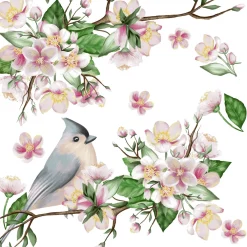 Servietten Im Lunchformat>PAPER + DESIGN Tissue-Serviette 33 x 33 cm Bird Lyrics 3-lagig