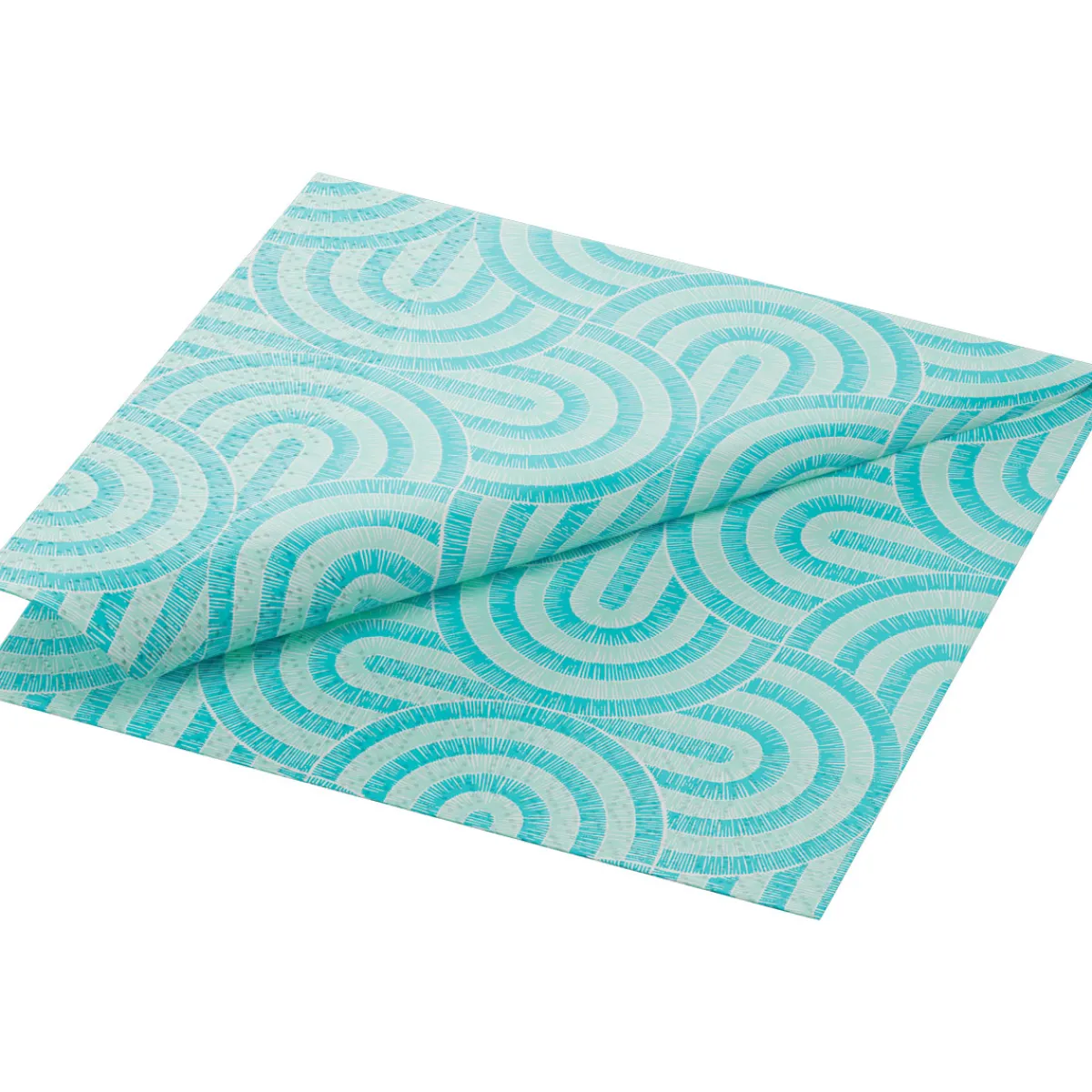 Servietten Im Lunchformat>DUNI Tissue-Serviette 33 x 33 cm Breeze Mint Blue 3-lagig
