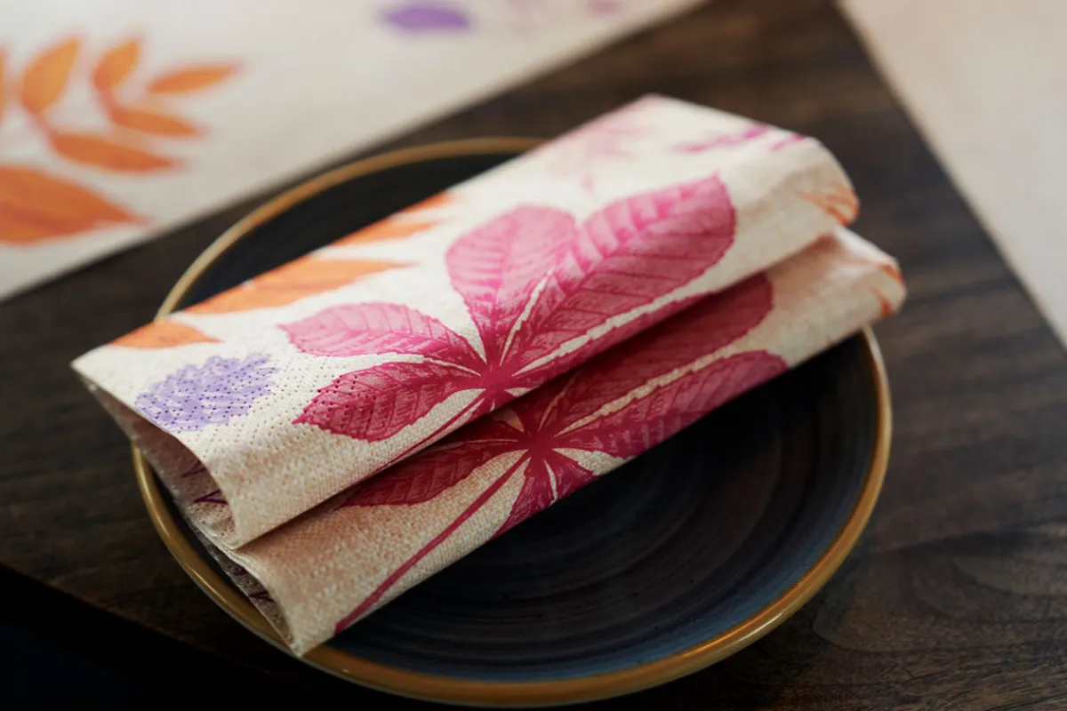 Servietten Im Lunchformat>DUNI Tissue-Serviette 33 x 33 cm Bright Autumn 3-lagig