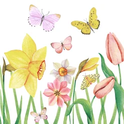Servietten Im Lunchformat>PAPER + DESIGN Tissue-Serviette 33 x 33 cm Butterfly meadow 3-lagig