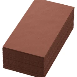Vorgefaltete Servietten>DUNI Tissue-Serviette 40 x 40 cm Chestnut 3-lagig